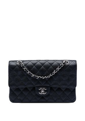 CHANEL Pre-Owned 2013-2014 Medium Classic Caviar Double Flap shoulder bag - Black