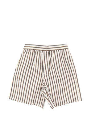 Bottega Veneta Pre-Owned 2010s striped shorts - White