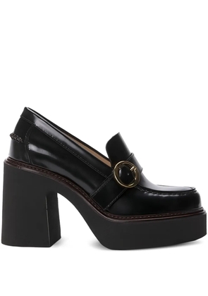 Odissì 95mm Gabriella platform loafers - Black