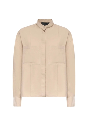 DONDUP chest-pocket shirt - Neutrals