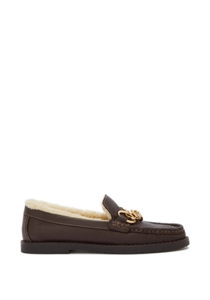 Odissì grainy chain loafers - Brown