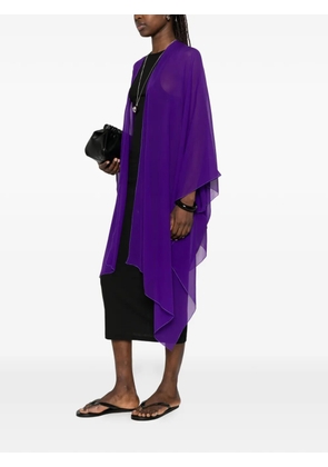 Stephan Janson draped coat - Purple