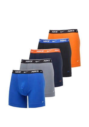 Nike logo-detail boxers (set of five) - Blue