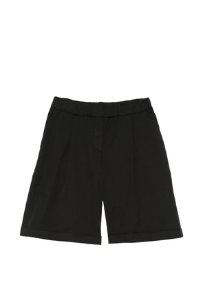 Via Masini 80 turn-up shorts - Black