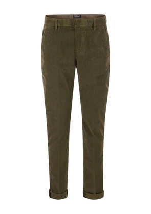 DONDUP Gaubert striped trousers - Green