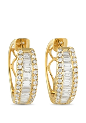 LB Exclusive diamond hoop earrings - Gold