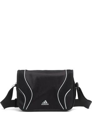 adidas logo-detail messenger bag - Black