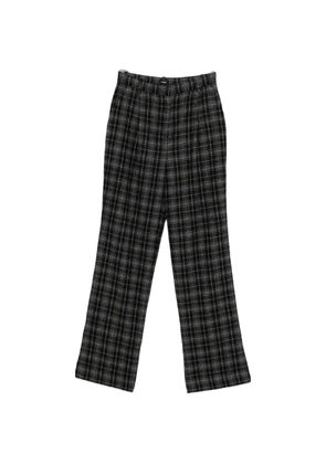 PINKO Lucita plaid trousers - Black