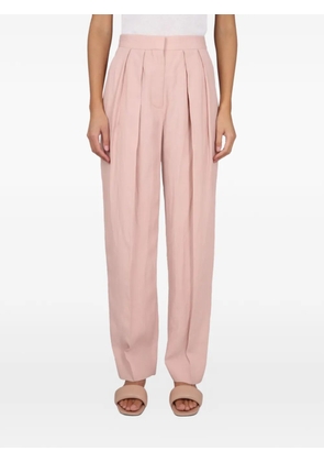 Stella McCartney high-waisted pleated trousers - Pink