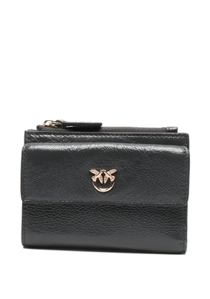 PINKO Love Birds leather wallet - Grey