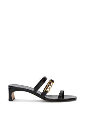 Odissì Juliet strap leather sandals - Black