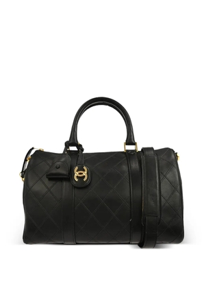 CHANEL Pre-Owned 1995 bicolore quilted tote bag - Black