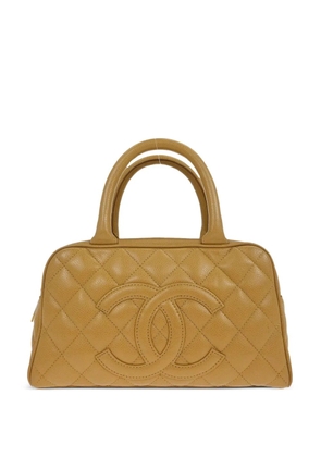 CHANEL Pre-Owned 2006 27 Bowling quilted tote bag - Neutrals