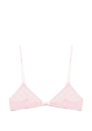 Gucci GG tulle bra - Pink