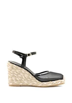 Stuart Weitzman ankle strap espadrilles - Black