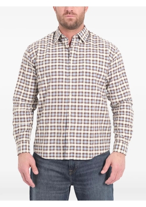 NN07 checked pocket shirt - Neutrals