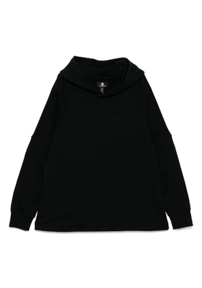 Converse logo-embroidered hoodie - Black