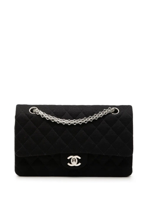 CHANEL Pre-Owned 1997-1999 Medium Classic Jersey Bijoux Chain Double Flap shoulder bag - Black