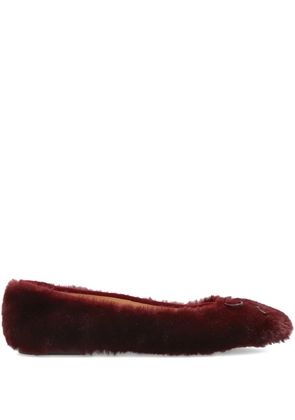 Odissì Lou bow-embellishment ballet flats - Red