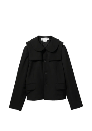 Comme Des Garçons Girl peter pan collar buttoned jacket - Black