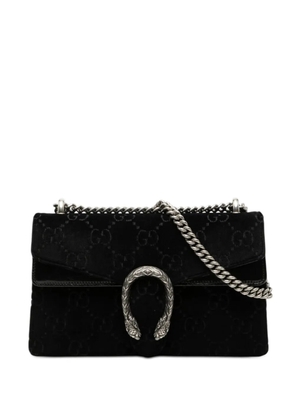 Gucci Pre-Owned 2016-2026 Medium GG Velvet Dionysus shoulder bag - Black