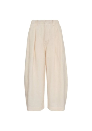 Renli Su cocoon midi trousers - Neutrals
