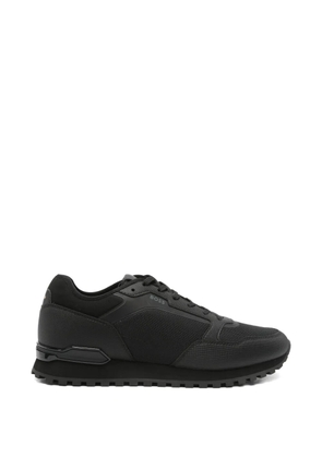 BOSS panelled lace-up sneakers - Black