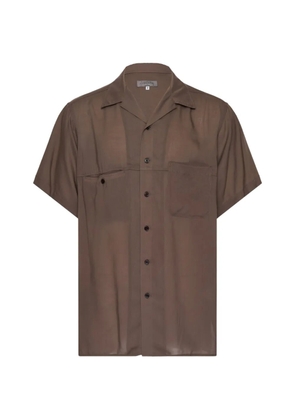 Yohji Yamamoto panelled shirt - Brown