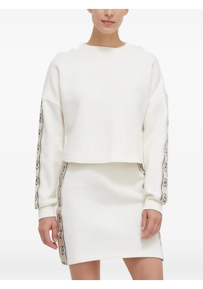 GUESS USA logo-embellishment sweatshirt - Neutrals