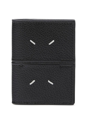 Maison Margiela stitch leather wallet - Black