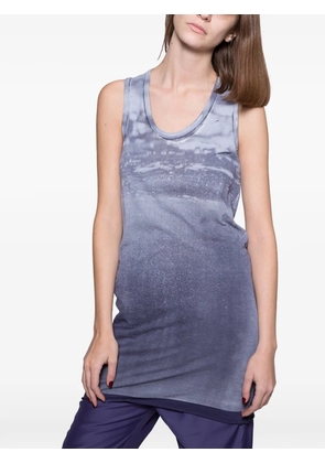Ilaria Nistri printed tank top - Blue