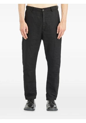 Poème Bohémien belt-loop trousers - Black