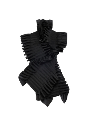 A.W.A.K.E. Mode ruffled top - Black