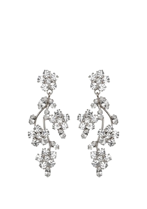 Jennifer Behr Adeline crystal-embellished earrings - Silver