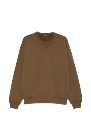 TOM FORD crew-neck sweatshirt - Brown