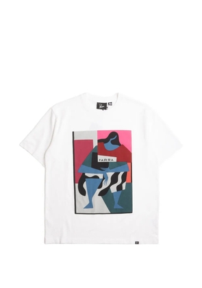 BY PARRA Reading the Square cotton T-shirt - White