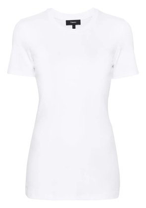 Theory crew-neck cotton T-shirt - White