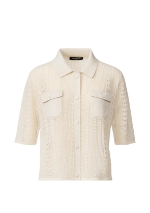 Fabiana Filippi pocket knitted shirt - Neutrals