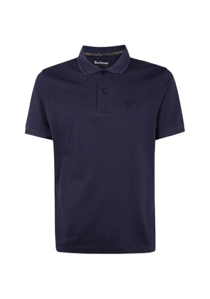 Barbour logo-embroidered polo shirt - Blue
