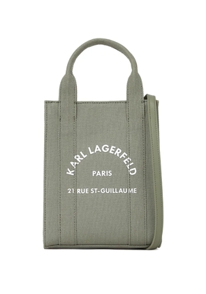 Karl Lagerfeld small Rue St-Guillaume tote bag - Green