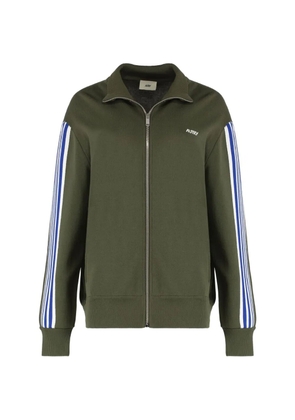 Autry stripe zip sweatshirt - Green