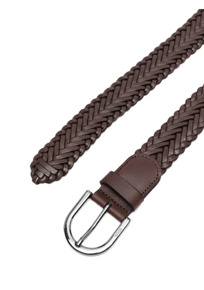 BOSS braided belt - Brown