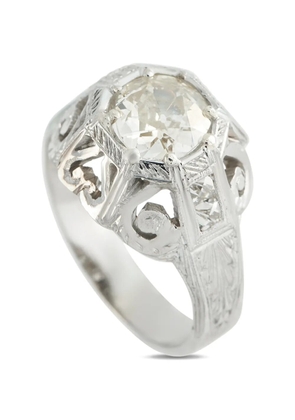 LB Exclusive diamond-embellishment ring - Silver