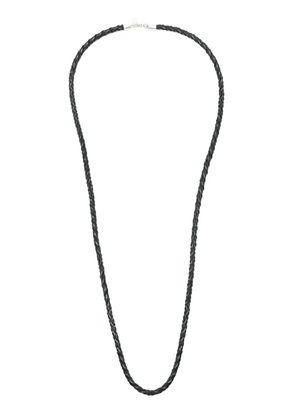 Amir Slama Amir Slama X Julio Okubo leather necklace - Black