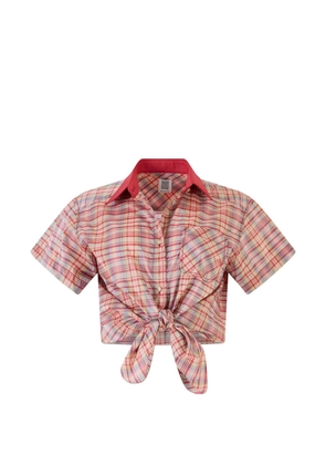 Rosie Assoulin tie button shirt - Pink