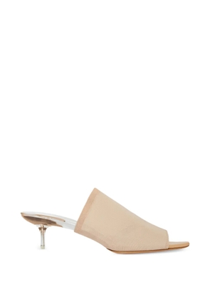 Courrèges square-toe sandals - Neutrals