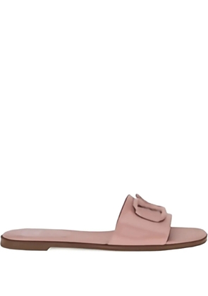 Valentino Garavani VLogo Signature flat sandals - Pink