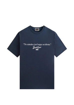 KITH x Bob Ross Happy Accidents quote T-shirt - Blue