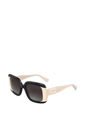Lancel Swann geometric sunglasses - Black