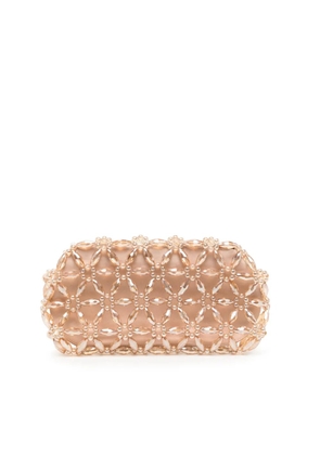 0711 Tebea bead-embellished clutch bag - Gold